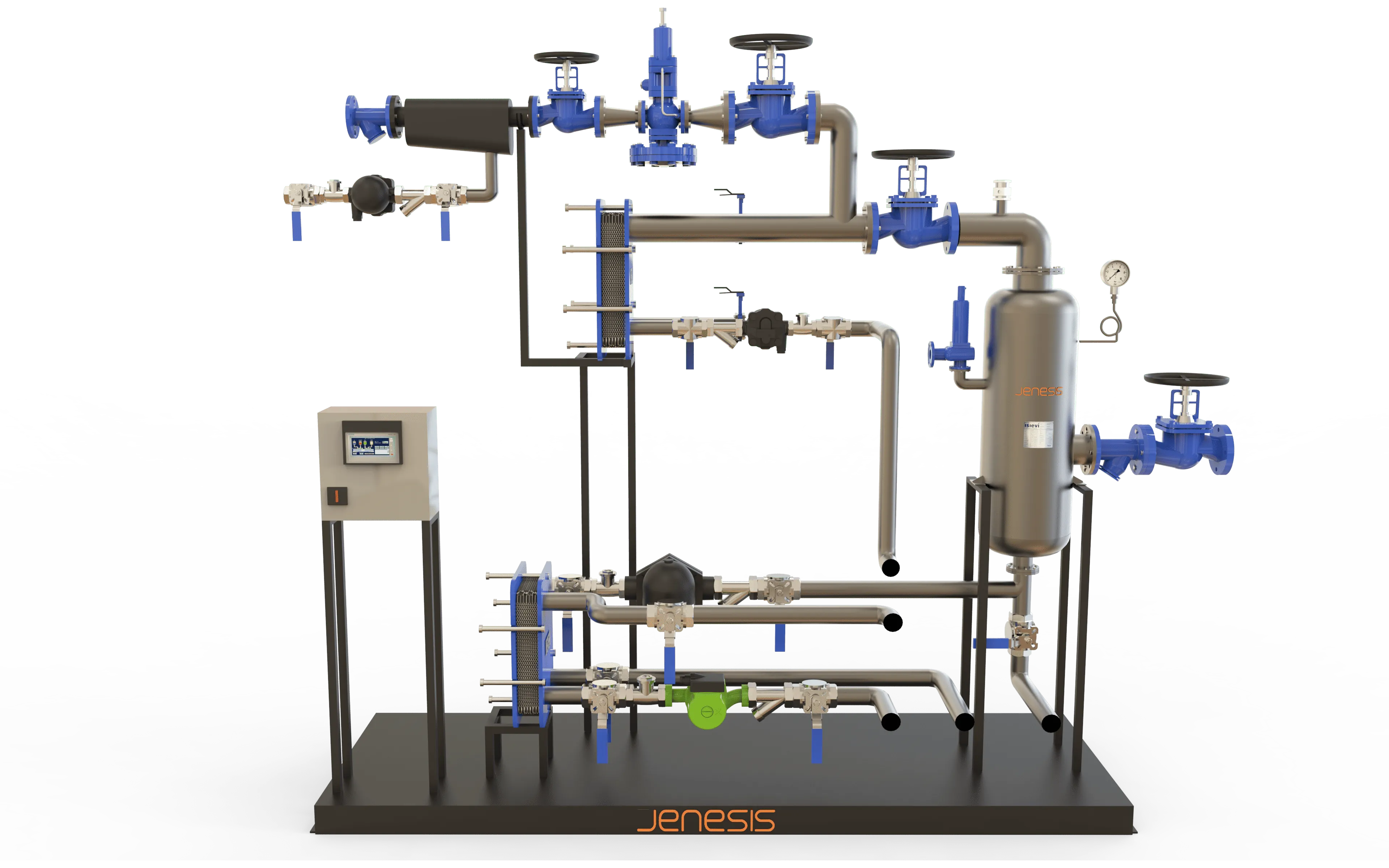 Jenesis Flaş Buhar Sistemi - Teknik Şema